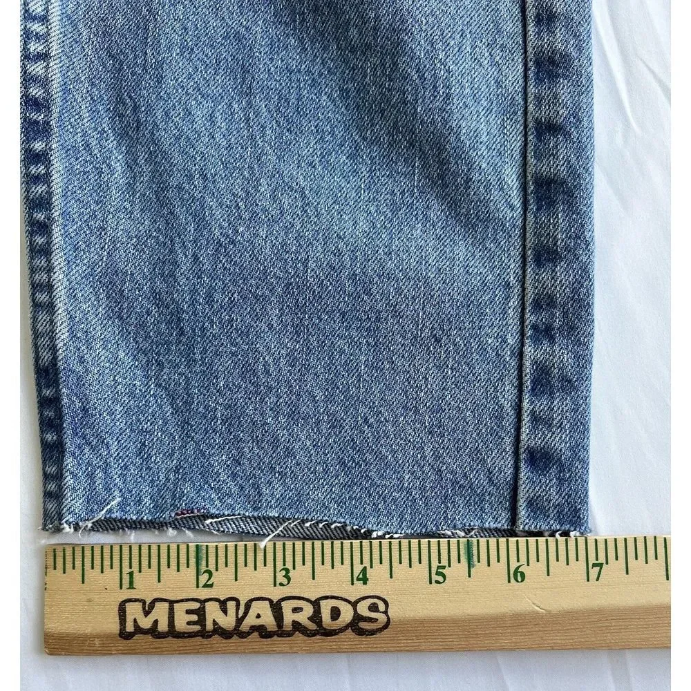 Vintage 80s‎ 90s Lee Jeans High Waist Tapered Mom USA Made Women 8 27x27